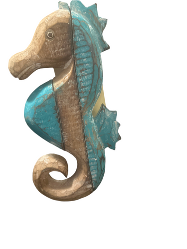 Medium  Wood Seahorse
