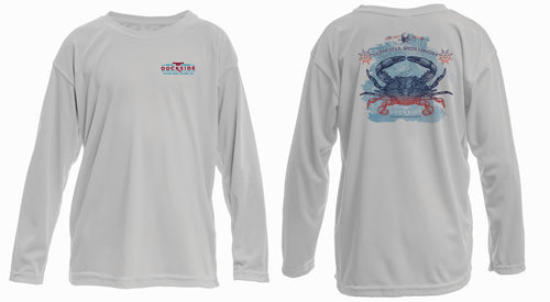 Youth Dri-Fit Blue Crab Long Sleeve