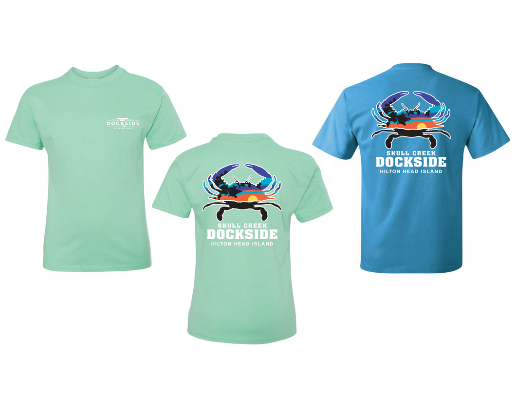 Youth Sunset Crab Tee