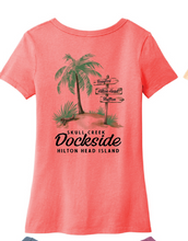 Beach V Neck Sign Tee 2026