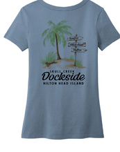 Beach V Neck Sign Tee 2026