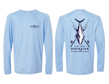 Youth Vertical Fish Dry Fit L/S