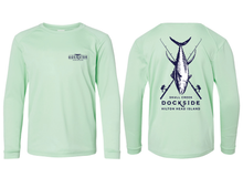 Youth Vertical Fish Dry Fit L/S