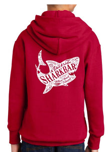 Youth Doodle Shark Pullover Hood