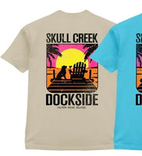Sunset Dock Dog T-Shirt